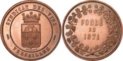 World Coins - France, Token, Syndicat des Vins, Versailles, 1871, Bescher, , Cuivre