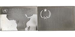 World Coins - France, Medal, United Nations Flags, Republic of the Congo, Silver,