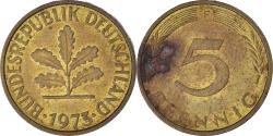 World Coins - Coin, Germany, 5 Pfennig, 1973