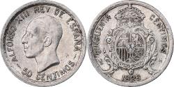 World Coins - Spain, Alfonso XIII, 50 Centimos, 1926, Madrid, Silver, , KM:741