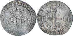 World Coins - France, Charles VIII, Karolus, 1488-1498, Châlons-Sur-Marne, Billon,