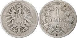 World Coins - GERMANY - EMPIRE, Wilhelm I, Mark, 1876, Munich, Silver, , KM:7