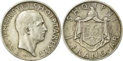 World Coins - Coin, Albania, Zog I, Frang Ar, 1937, Rome, , Silver, KM:16