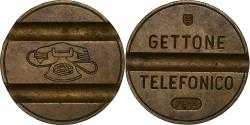World Coins - Italy, Token, Gettone Telefonico, Copper,