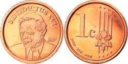 World Coins - Vatican, Euro Cent, 2007, unofficial private coin, , Copper Plated