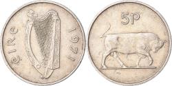 World Coins - Coin, Ireland, 5 Pence, 1971