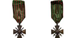 World Coins - France, Croix de Guerre, Medal, 1914-1915, Une Citation, Excellent Quality