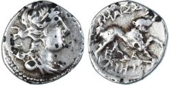 Ancient Coins - Coin, Gaul, Drachm, ca. 125-90 BC, Marseille, Fourrée, , Silvered