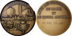 World Coins - France, Medal, La Ville d'Hirson à Pierre Mauroy, Bronze Florentin, Pichard