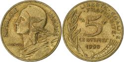 World Coins - France, 5 Centimes, Marianne, 1998, Paris, Aluminum-Bronze,
