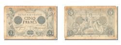 World Coins - Banknote, France, 5 Francs, 5 F 1871-1874 ''Noir'', 1873, 1873-06-28