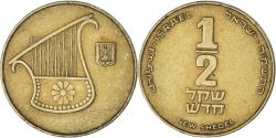 World Coins - Coin, Israel, 1/2 New Sheqel, 1985