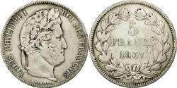 World Coins - Coin, France, Louis-Philippe, 5 Francs, 1837, Bordeaux, , Silver