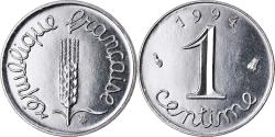 World Coins - Coin, France, Épi, Centime, 1994, Paris, BU, , Stainless Steel