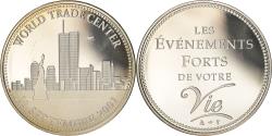 World Coins - France, Medal, Les événements forts de votre vie, World Trade Center, Society