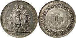World Coins - France, Medal, Mariage, Fidélité Bonheur, 1877, Petit, , Silver