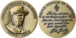 World Coins - France, Medal, Cinquantenaire de Bir-Hakeim, 1992, Bronze, Pradeilhes,