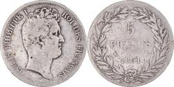 World Coins - Coin, France, Louis-Philippe, 5 Francs, 1831, Bordeaux, , Silver