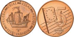 World Coins - Estonia, Medal, 5 C, Essai-Trial, 2003, Copper,