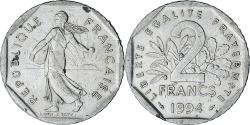 World Coins - France, 2 Francs, Semeuse, 1994, Nickel, , KM:942.1