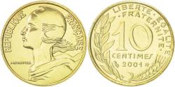 World Coins - Coin, France, Marianne, 10 Centimes, 2001, Paris, , Aluminum-Bronze