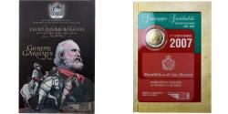 World Coins - San Marino, 2 Euro, Giuseppe Garibaldi, FDC, 2007, Rome, Bi-Metallic,