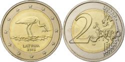 World Coins - Latvia, 2 Euro, 2015, Bi-Metallic,