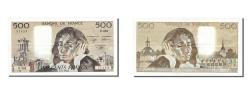 World Coins - Banknote, France, 500 Francs, 500 F 1968-1993 ''Pascal'', 1991, 1991-01-03