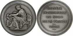 World Coins - France, Token, Société Industrielle du Nord de la France, Lille, Silvered