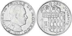 World Coins - Coin, Monaco, Rainier III, Franc, 1977, , Nickel, KM:140, Gadoury:MC