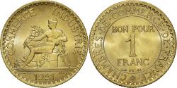 World Coins - Coin, France, Chambre de commerce, Franc, 1921, Paris,