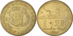 World Coins - Coin, San Marino, 200 Lire, 1989, Rome, , Aluminum-Bronze, KM:238