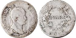 World Coins - Coin, France, Napoléon I, 1/4 Franc, An 12 (1804), Toulouse, , Silver