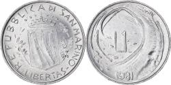 World Coins - Coin, San Marino, Lira, 1981, Rome, , Aluminum, KM:116