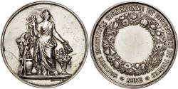 World Coins - France, Medal, Société horticole vigneronne et forestière de Troyes, Flora