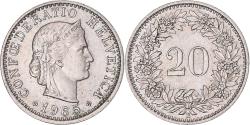 World Coins - Coin, Switzerland, 20 Rappen, 1965
