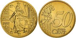 World Coins - France, 50 Euro Cent, BU, 2002, MDP, Nordic gold, , KM:1287