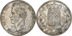 World Coins - France, 5 Francs, Charles X, 1828, Paris, Silver, , Gadoury:644