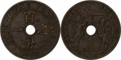 World Coins - French Indochina, 1 Centième, 1903, Paris, Bronze,