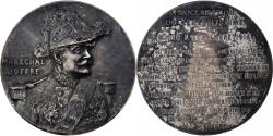 World Coins - France, Medal, Joffre, Maréchal de France, 1914, Silvered bronze