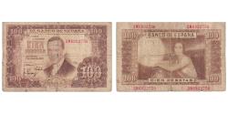 World Coins - Spain, 100 Pesetas, 1953, 1953-04-07, KM:145a, VG(8-10)