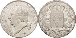 World Coins - Coin, France, Louis XVIII, Louis XVIII, 5 Francs, 1822, Lille,