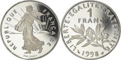 World Coins - Coin, France, Semeuse, Franc, 1998, Paris, Proof, , Nickel, KM:925.2