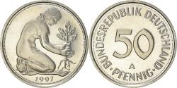 World Coins - Coin, GERMANY - FEDERAL REPUBLIC, 50 Pfennig, 1997, Berlin, BE,