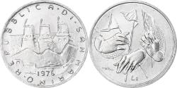 World Coins - San Marino, Lira, 1976, Rome, , Aluminum, KM:51