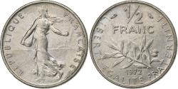 World Coins - France, 1/2 Franc, Semeuse, 1972, Paris, Nickel, , Gadoury:429
