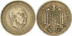 World Coins - Spain, Francisco Franco, caudillo, Peseta, 1967, Aluminum-Bronze,