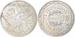 World Coins - France, 10 Euro, Rhone-Alpes, 2010, Paris, , Silver, KM:1670