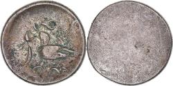 World Coins - Coin, Cambodia, Norodom I, 2 Pe, 1/2 Fuang, ND (1847-1860), , Silver