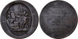 World Coins - France, 5 Sols, 1792, Monneron, Bronze,